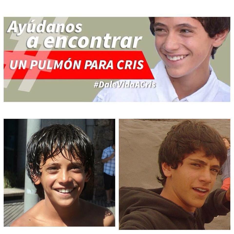dalevidaacris's tweet photo. Ayúdanos a encontrar un pulmón para Cris #DaleVidaaCris https://t.co/DrNhtL1HGS