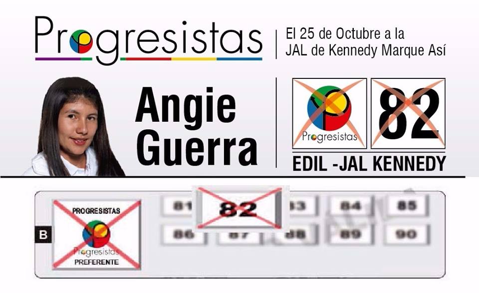 oigalo's tweet photo. los #jovenes nesecitamos una #joven con fundamentos sociales por eso vota #kennedy angie guerra #progrsista #82 https://t.co/DAheSEiyPP