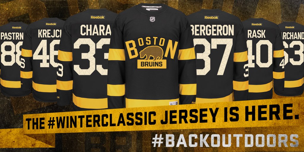 2016 bruins winter classic jerseys