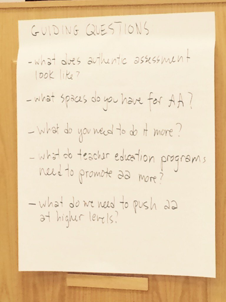TAGPhilly's tweet photo. Questions for how to uplift authentic assessment #optinto #phled @CaucusofWE @Lpahomov @maxgetsskooled https://t.co/AXBxpRIebi