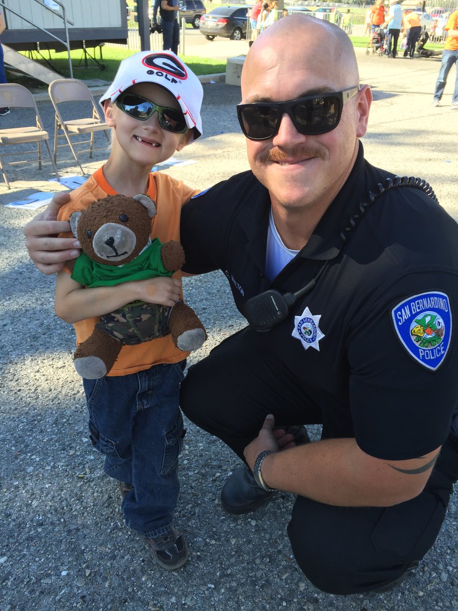 Liam and Officer Walton 😃All smiles