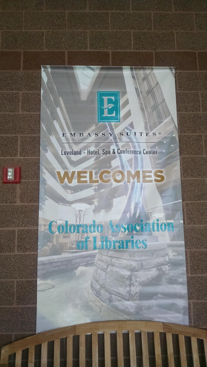 stephensweeney's tweet photo. Embassy Suites was pleased we were here #CoCALCON15 https://t.co/W2TM2ttknX