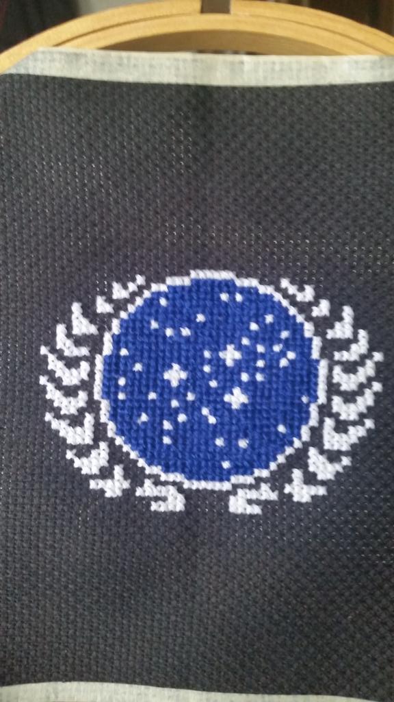 SJBabeMKE's tweet image. DONE! weee hooo! #nerdcraft #trek4life