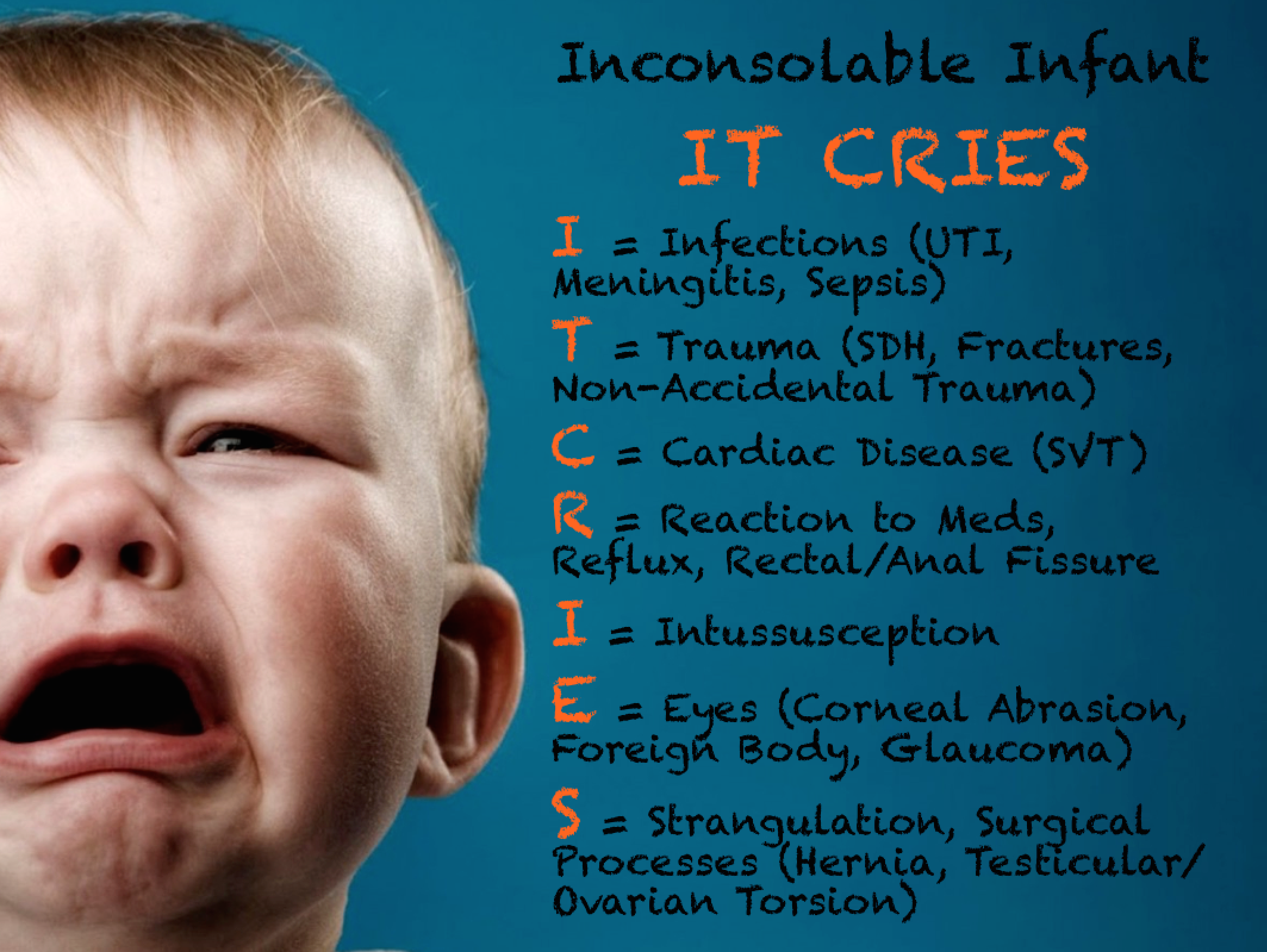 Inconsolable crying cheap