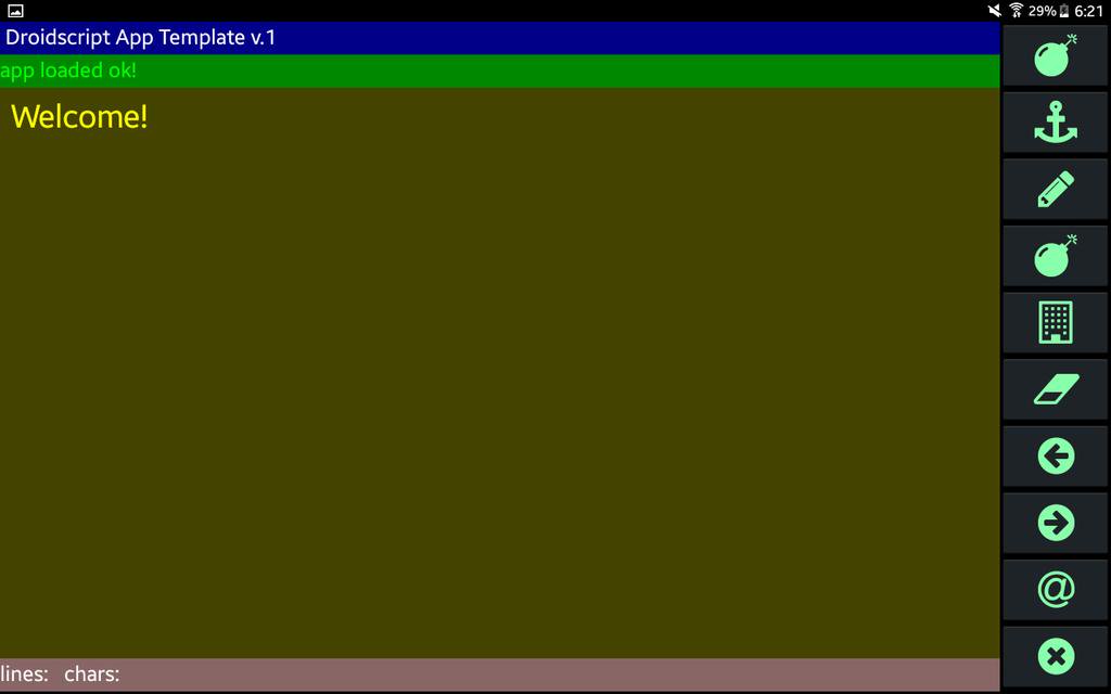dlmmwebdisseny's tweet image. #DroidScript #app #template #javascript #code #snippets #android
