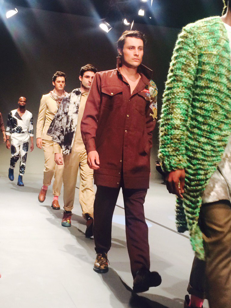 People_SA's tweet photo. Great way of using earthy colours. Knits for guys, we think...... YES @safashionweek #TouchOfBling https://t.co/X9sposLcc0