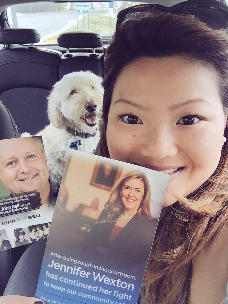 ireneshintweets's tweet photo. @MAX_Dogs4Foust is excited to knock doors (not a fan of doorbells) for @bellfordelegate &amp; @SenatorWexton #gotv #dpva https://t.co/DE5gaRTSfU