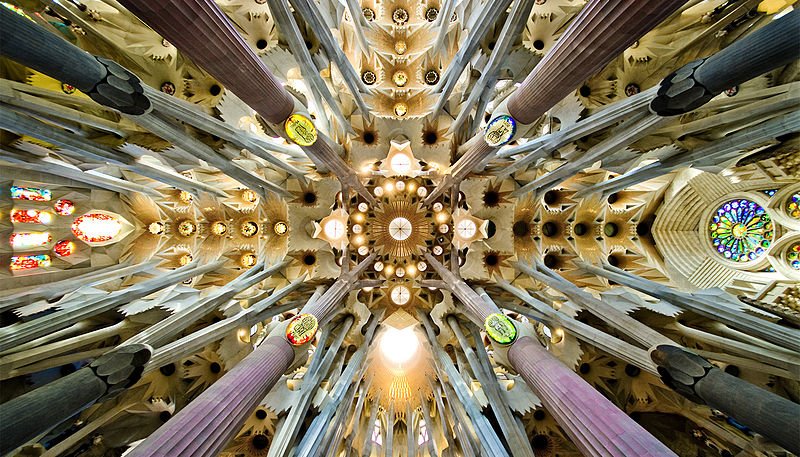 artsacre's tweet photo. Vue panoramique du dôme de la Sagrada Familia (photo flickr par SBA73) #artsacré https://t.co/Xo39hn93xZ