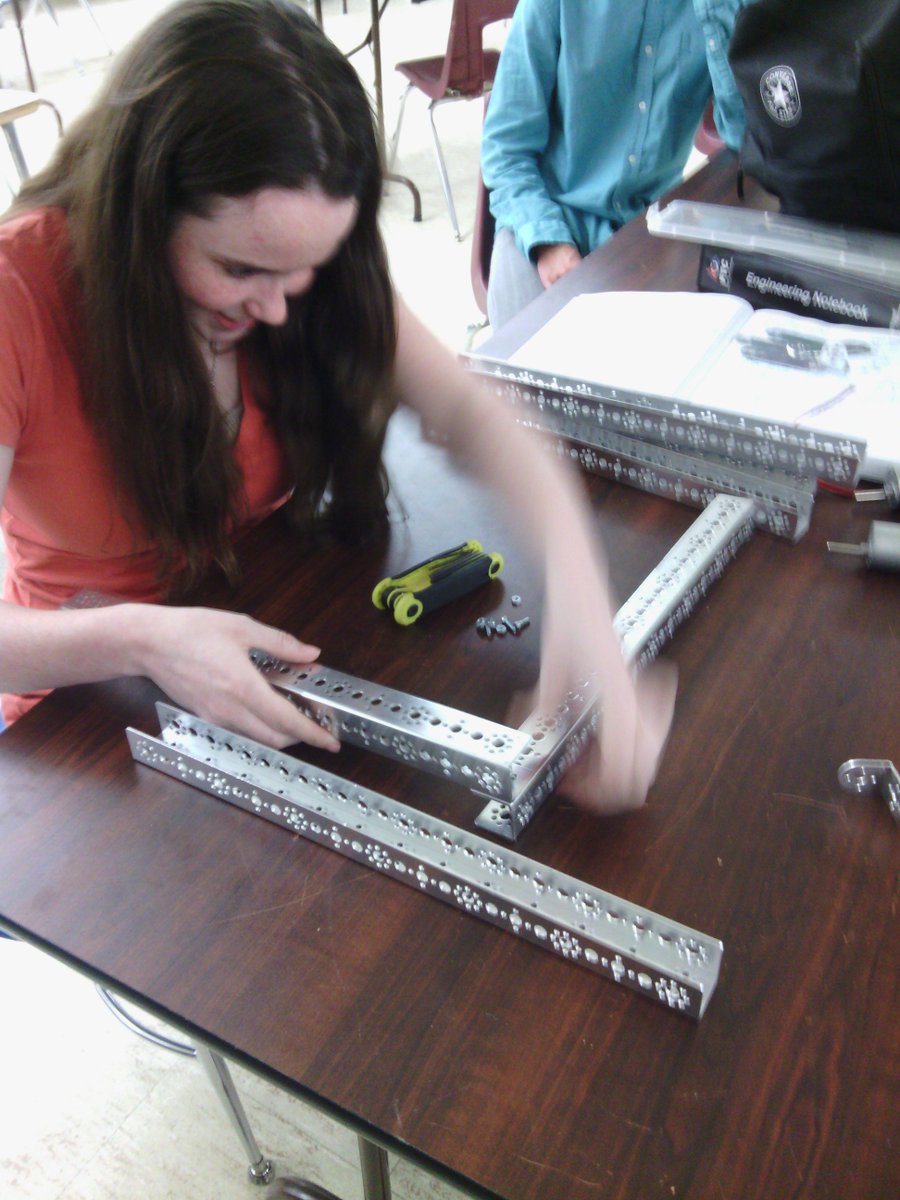 Team6363FTC's tweet photo. Building the base! #allaboutthatbase #FTC https://t.co/Iemdv9cgeO