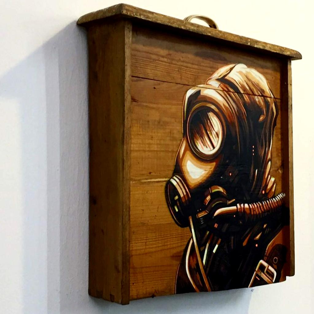 BenWest's tweet photo. RT @btween2worlds: Eye catching piece by #plotbot #strokeartfairmunich #germany #art #contemporaryart #streetart https://t.co/SMOFSt5LnC