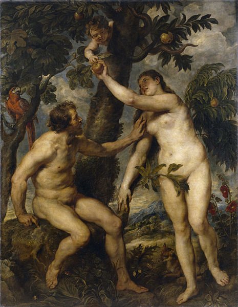 artsacre's tweet photo. Adam et Eve, Rubens, 1628-1629, Musée du Prado #artsacré https://t.co/KPqfxhQRHc