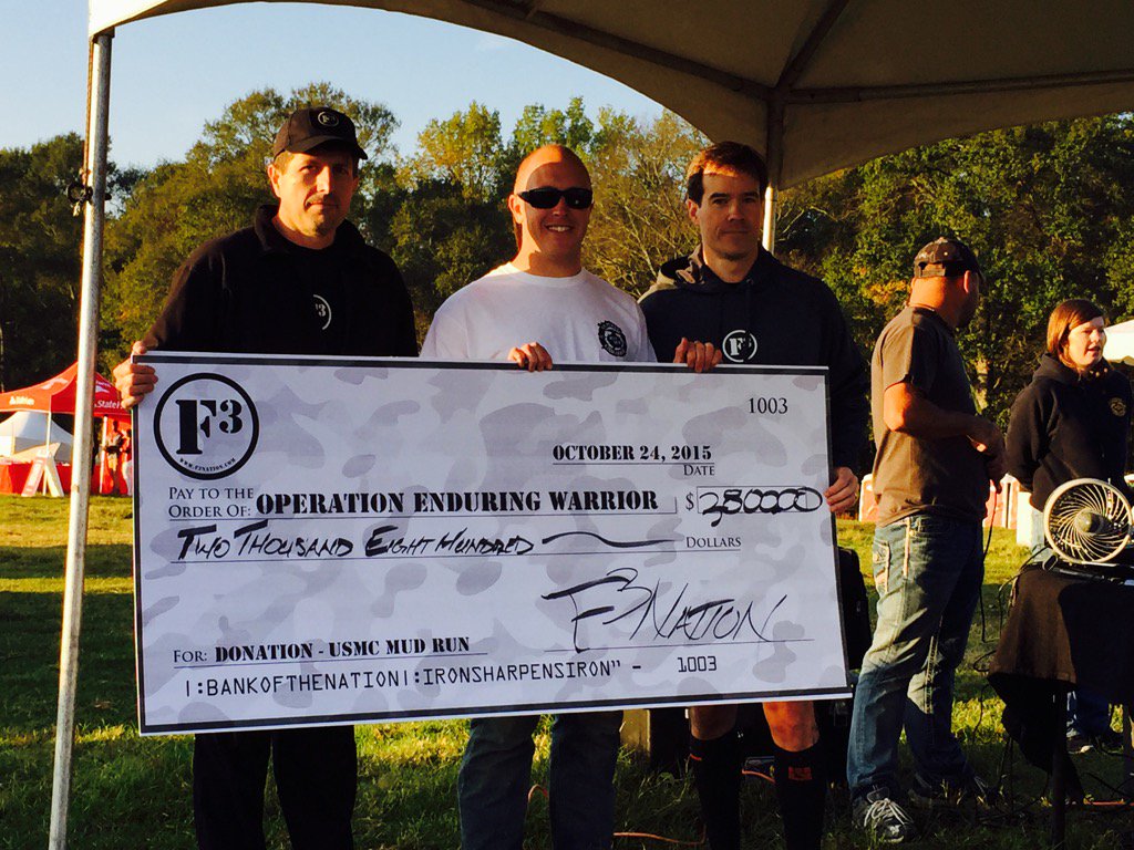 F3Columbia's tweet image. We missed @enduringwarrior this morning, but we didn&apos;t forget them. #ChecksInTheMail