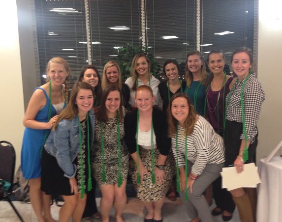 SLU_OSOT's tweet photo. Twelve #SLU_OSOT students were newly inducted into the Alpha Eta Honor Society this week. Congratulations. https://t.co/9i9zIO3vuY