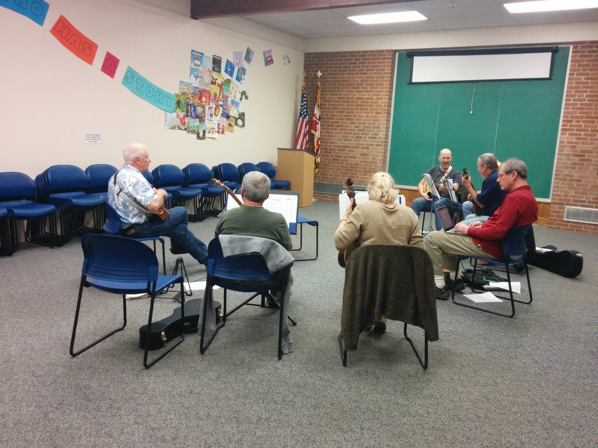 123UkuleleTuner's tweet photo. RT aacpl: Members of #UkeAnnapolis practice during their meeting @ #AnnapolisLibrary.
#ukulele #SaturdayLibrarian … https://t.co/YxwjxQCMKE