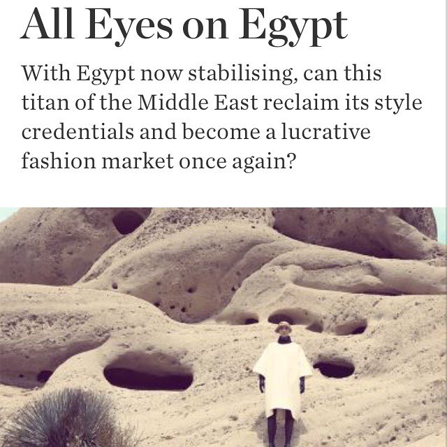 azzafahmy's tweet photo. #Throwback to our article @BoF in 2014 on #Egypt's key designers &amp; industry influencers. #FFWDXB #FFWD https://t.co/hdoPGFpnHw