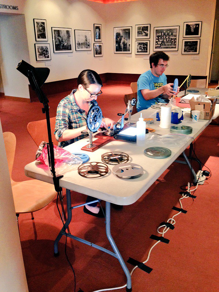 homemoviedayla's tweet photo. Want to know what's on those reels our volunteers are prepping? Stop by 1313 Vine St, Hollywood to find out #HMD2015 https://t.co/dNUrLw6I6n
