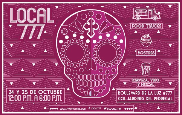 ¡Ya te estamos esperando en #Local777!

#FoodTrucks, #Cerveza, #Vino, #Mezcal y #Postres