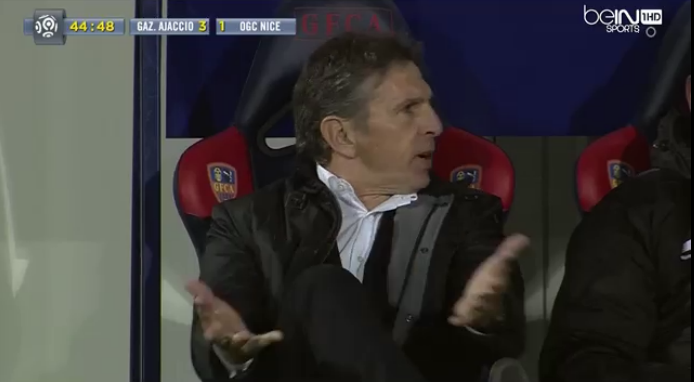 WinamaxSport's tweet photo. "Tu m'avais pas assuré que Ben Arfa serait performant au moins jusqu'à la trêve ? C'est quoi c'bordel ?!?" #GFCAOGCN https://t.co/6Y33UHEsAj