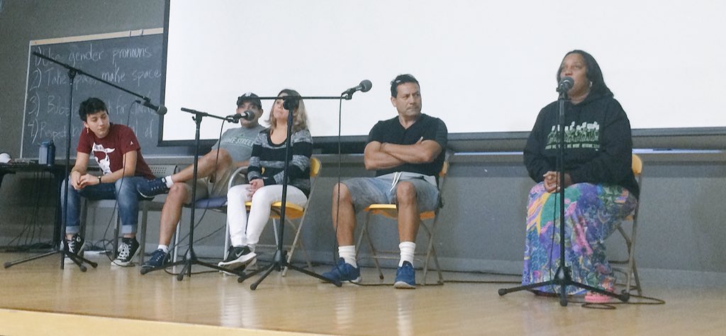 USAS's tweet photo. Inspiring panel of #UC workers talking about how being a #union member changed their lives @afscme3299 #SLOC2015 https://t.co/uqyNULWwEE