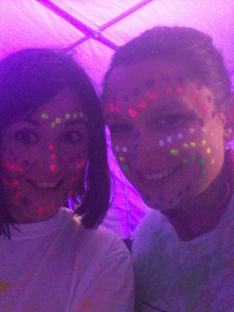 elinhafedwards's tweet photo. Finished! #glowneon @RNIBCymru with running bud @EmmaSands84 ๐ https://t.co/PC0yBtSWTm