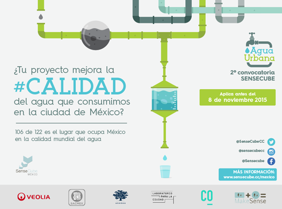 PUMAGUA's tweet photo. Puedes mejorar la #CALIDAD de #AGUA en la #CDMX? Aplica en https://t.co/qrFrLXPe5P @SenseCubeCC #sensecubemx! https://t.co/XL9vYGHVwF