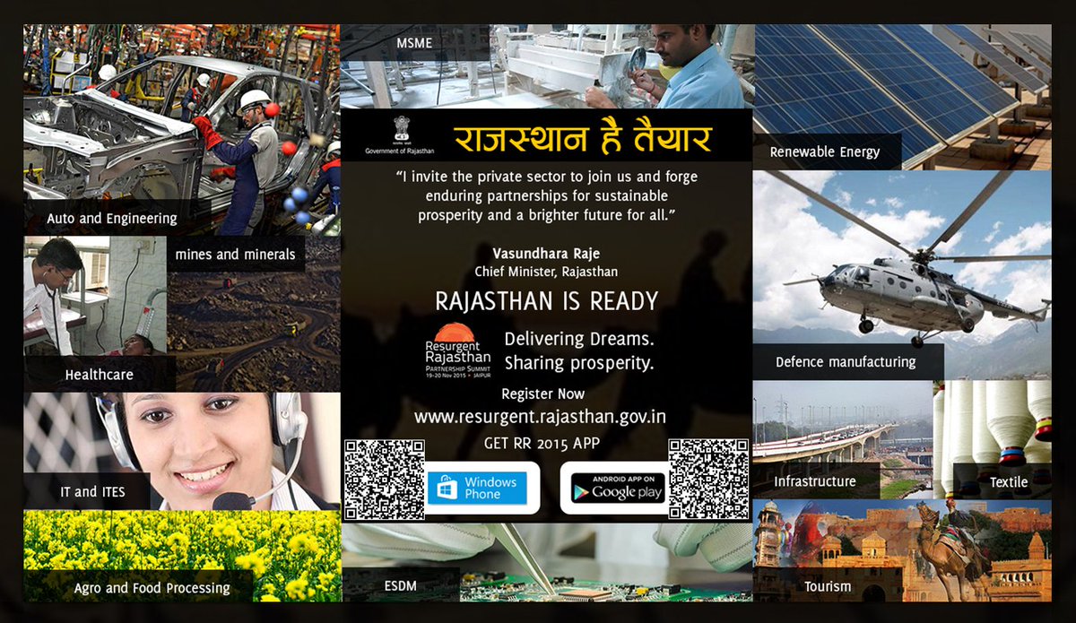 GadgetTechorg's tweet photo. #ResurgentRajasthan #RajasthanHaiTaiyyar Rajasthan believes in Delivering Dreams and Sharing Prosperity. https://t.co/h4aK8sBarM