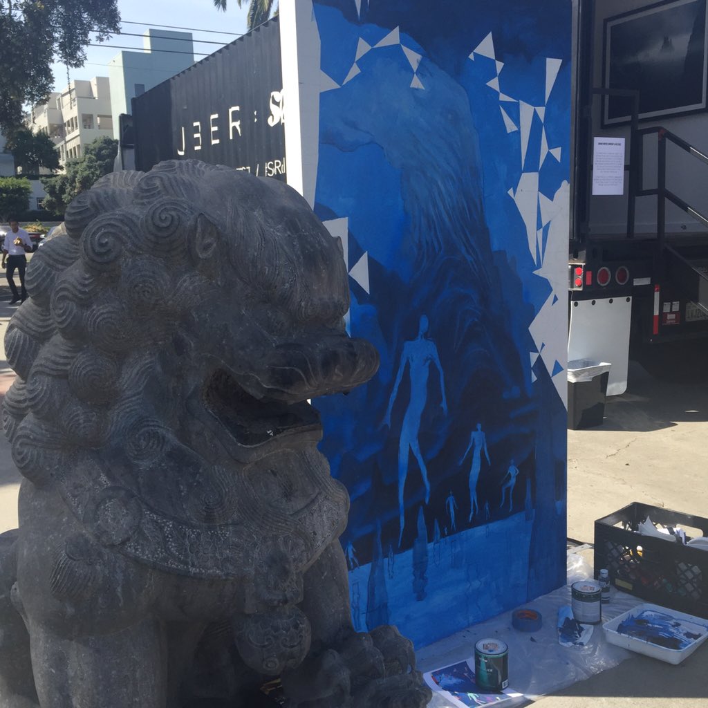jamiejanko's tweet photo. Uber art pop up on Main Street Santa Monica!! #uberartist #s6rollsout https://t.co/NzMp3Rd5L7