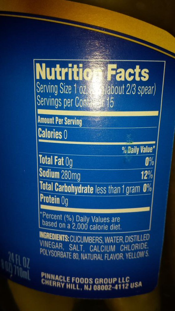 MeghanC137's tweet photo. How do pickles have 0 calories?! And why haven't I been eating more of them! #picklediet https://t.co/tsTqLLY214