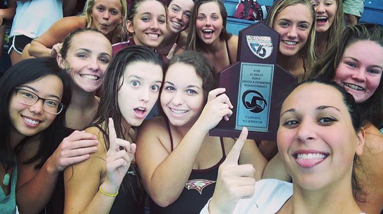 OakHallSpanish's tweet photo. Congrats to the Oak Hall swim team! Lots of Spanish students participated in and supported at the event!🏊🏼🏆 https://t.co/ALg8UN08gk