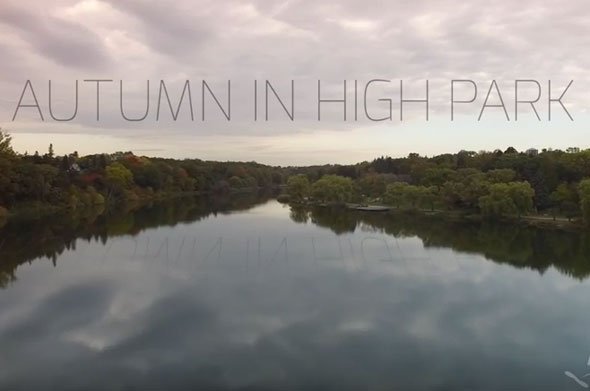 blogTO's tweet photo. Soar over #Toronto's High Park with new aerial drone video https://t.co/jJTYahddcp https://t.co/T9VBVQxQuW