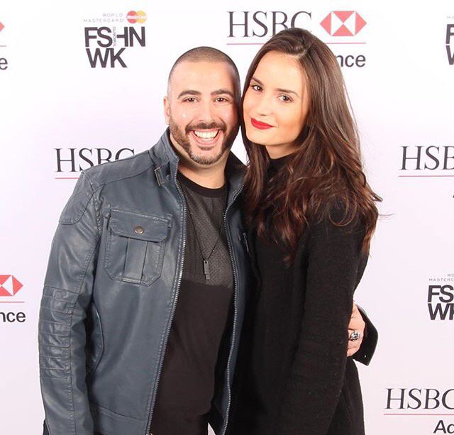 MIMmodels's tweet photo. #mimgirl @jessicamaneiro with @anthony_turano at #tfw2015 ! Jess will be walking today for #lovehaus &amp; #gooseberry https://t.co/g00DqMjR8A