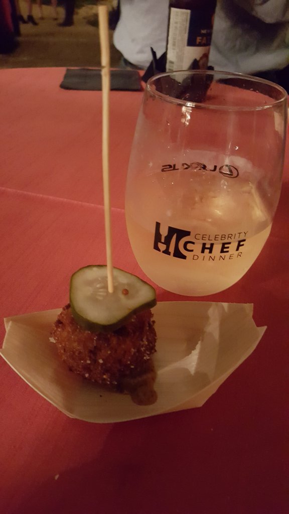 Boudin Blanc and Sparkling Wine...maybe not the 'best' pairing, but we aren't complaining one bit! <a href="/GrassrootsSC/">Grassroots Wine</a>