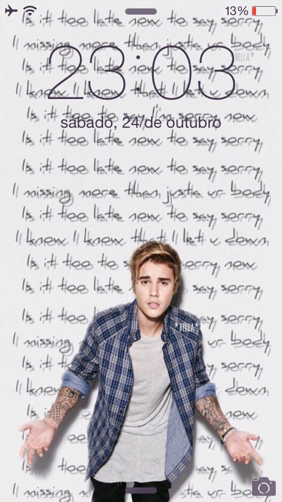 bestlocksqueens's tweet photo. ☁️ lockscreens ☁
🍬 justin bieber sorry lyrics 🍬
💗 RT if you want (tell what u want) 💗
#SORRY https://t.co/7zEA0hBnco