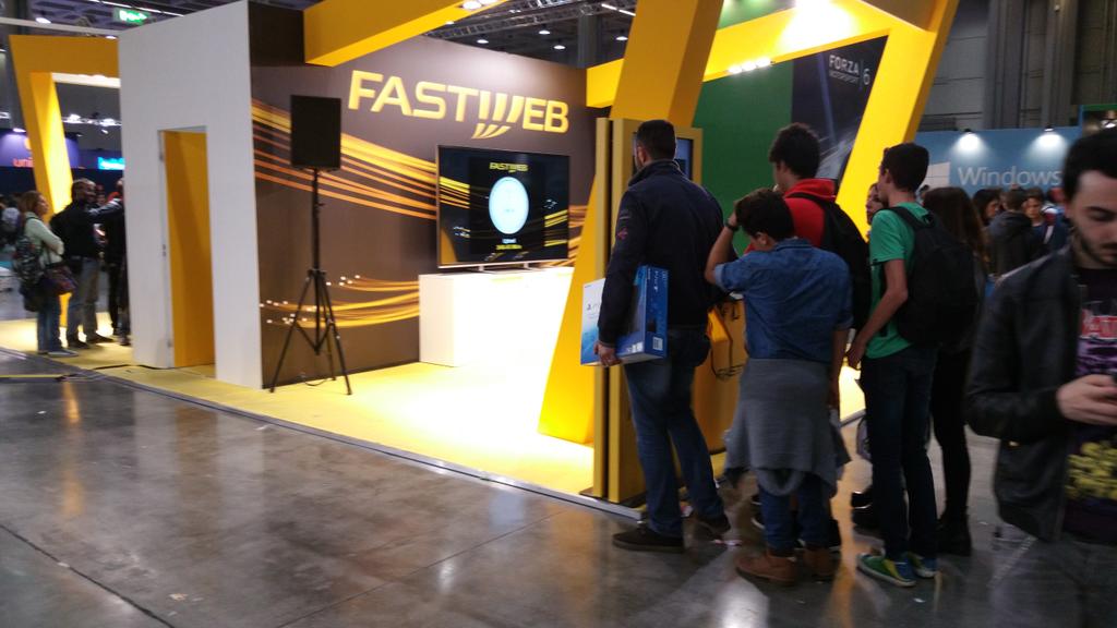 TheRocks_it's tweet photo. The Rocks in Fastweb Stand #MGW2015 
@Fandango_Club 
#BeRock https://t.co/vf7vRBeh89
