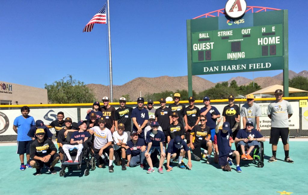 SaguaroBaseball's tweet photo. Such an awesome day of appreciation, gratitude, & effort put forth by #MenofCharacter #MLAZ https://t.co/9oYOxpz0iu