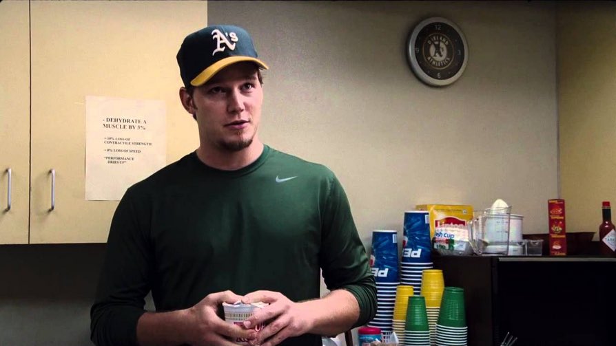 BaseballQuotes1's tweet photo. What's your biggest fear? 

A baseball being hit in my general direction. -Moneyball https://t.co/hWIO5N1mbI