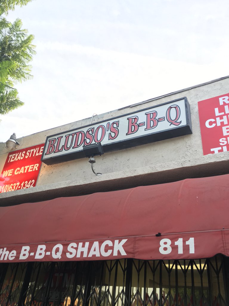 When In #Compton I Must Stop By #BludsosBBQ