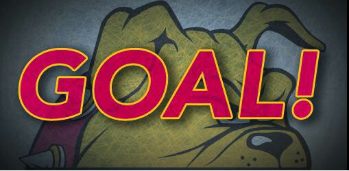 FerrisHockey's tweet photo. MCDONALD SCORES! Chad McDonald from the goal line. 2-1 Bulldogs. #WISvsFSU https://t.co/NNWN5DK8wV