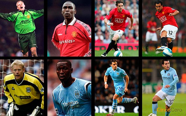 Jugadores que vistieron la camiseta del <a href="/ManUtd/">Manchester United</a> y <a href="/MCFC/">Now @ManCity</a>. No se lo pierda #DerbyManchester bit.ly/1LtZbH1