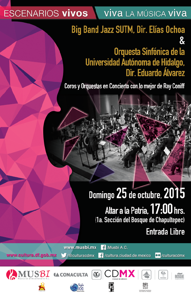 ChapultepecCDMX's tweet image. Mañana homenaje a #RayConiff con la Orquesta Sinfónica de la Universidad de #Hidalgo 
Gratis
17 h
#AltarAlaPatria