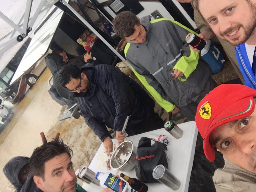 KodyKidder's tweet photo. Rain won't stop us!  Fajitas anyone? #COTA #F1 #USGP https://t.co/AZ8Iw1pLsf