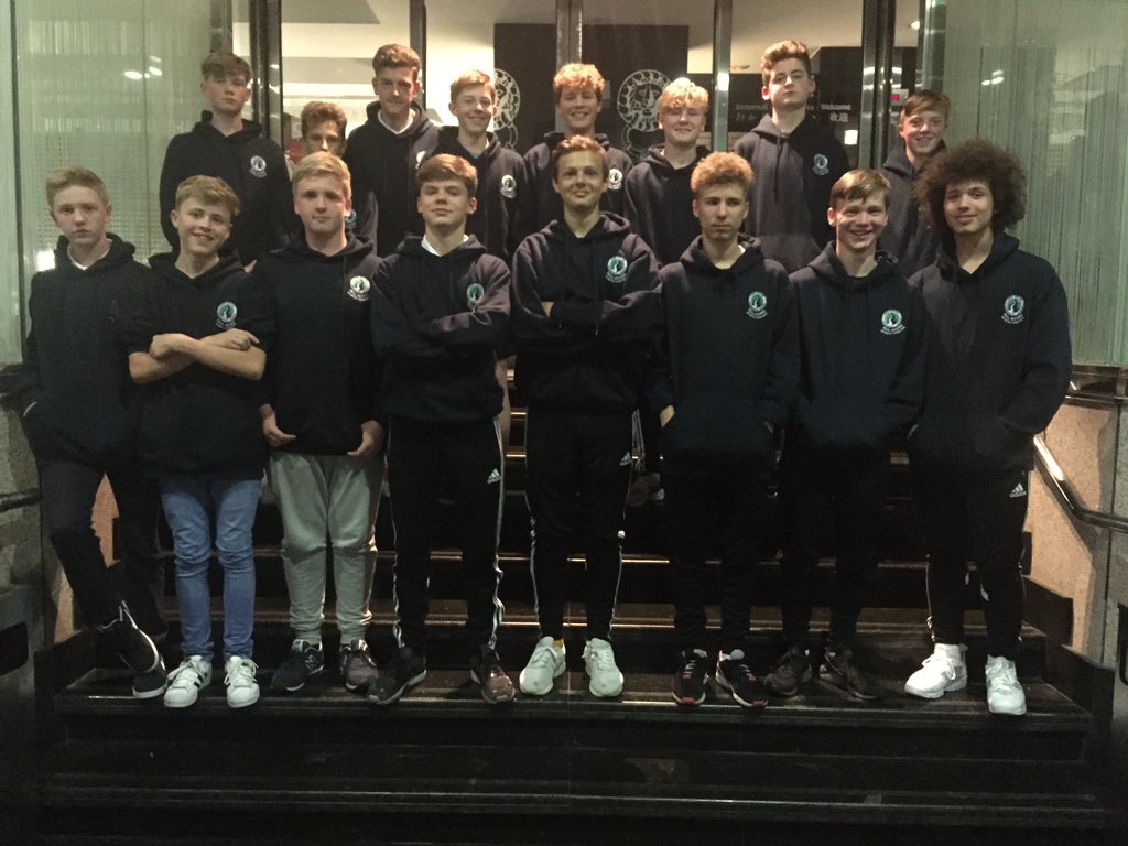 @unitedbaggy huge thanks for the sponsorship money from the year 9 and 10 lads #Madridtour #LeesBrook