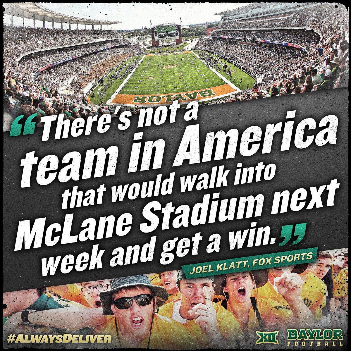 Thank you for helping us extend the nation's longest home winning streak to 20 games. #SicEm