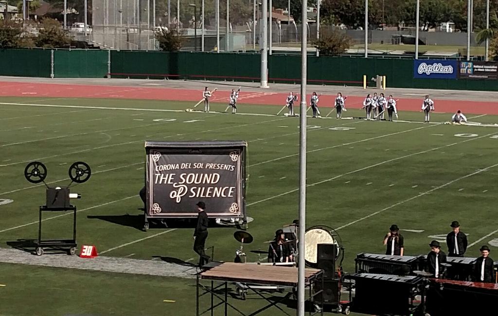 DZELT's tweet photo. The sound of silence about to be heard. #cdsband @cdsbandboosters #boa2015 https://t.co/XJv3lwRdNF