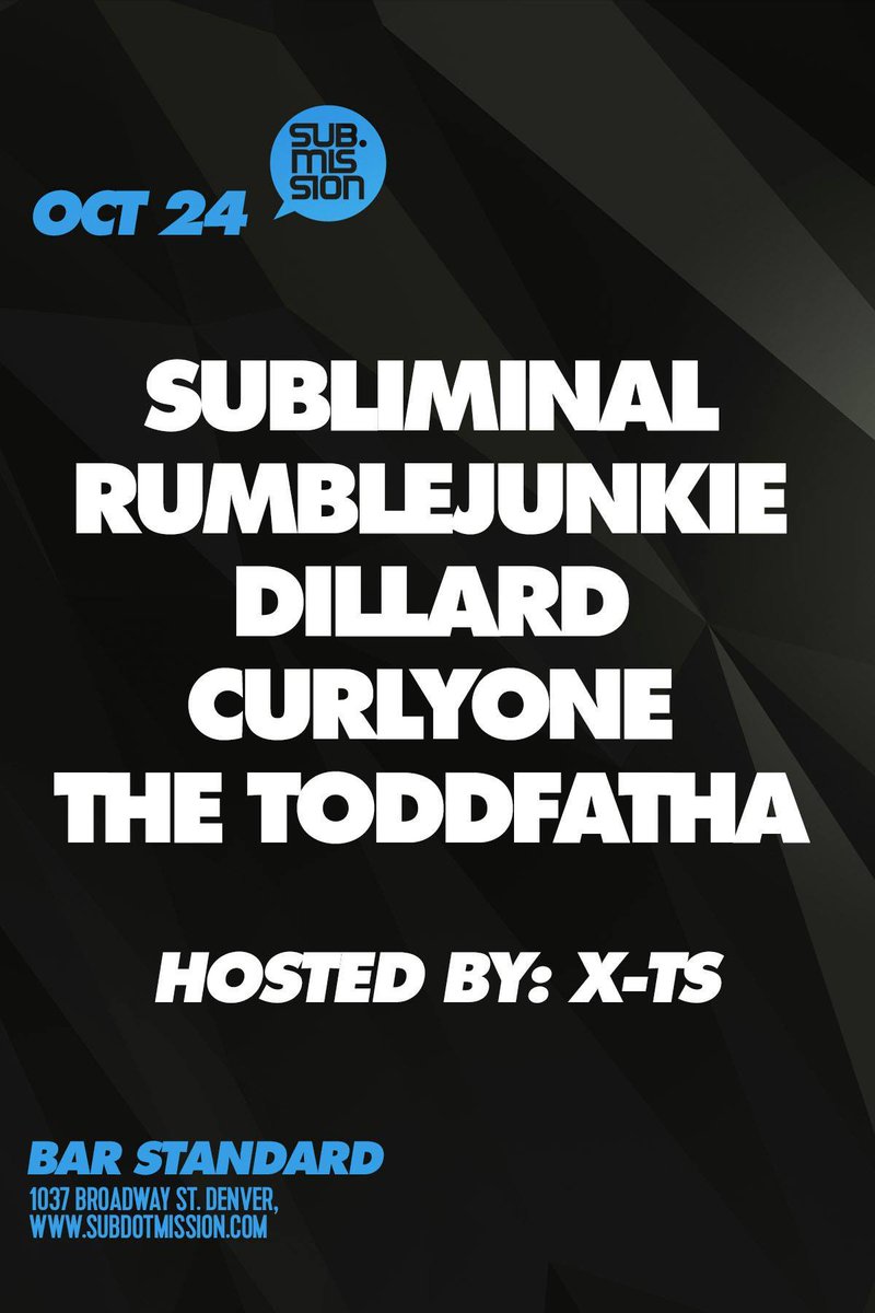 subliminal64's tweet photo. Big things at @BarStandard  tonight, come support your locals! 21+, only $5! https://t.co/Xxann8i2wm