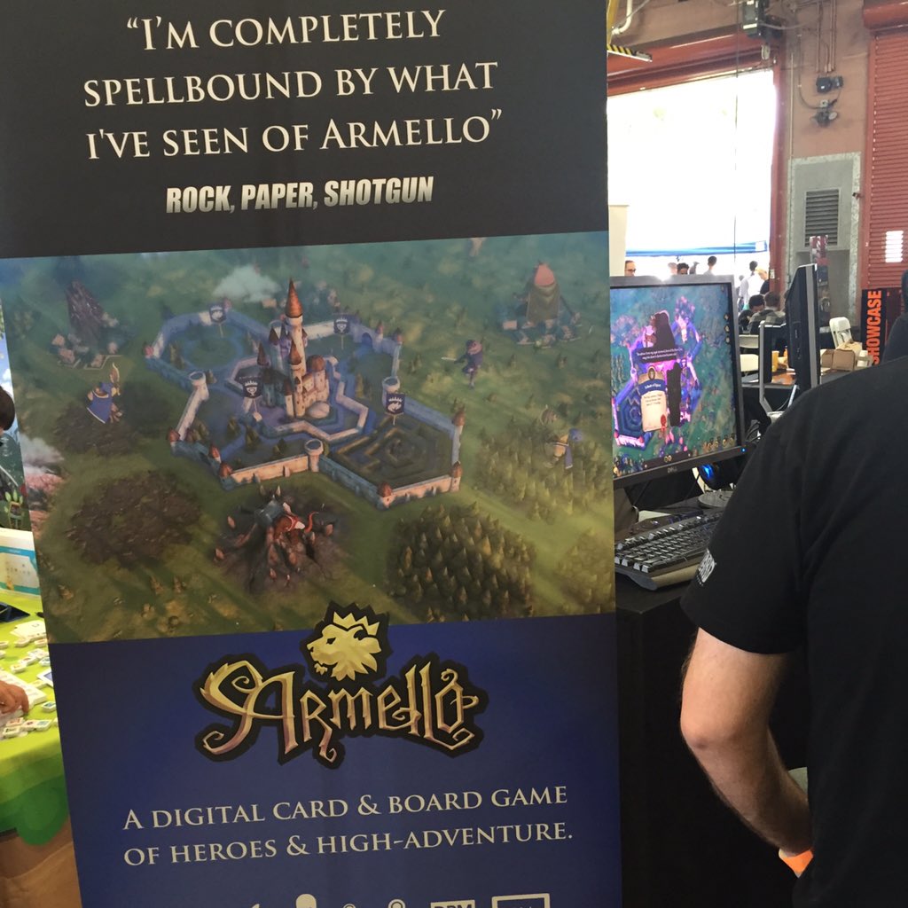 KOGamingNews's tweet photo. Just interviewed Trent from @ArmelloGame ! Thanks @TrentKusters ! #IndieCade15 #IndieCade #gaming https://t.co/obMk0i9m9x