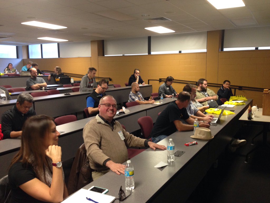 wyldebill00's tweet photo. Awesome to see everyone interested in @TechMasters at #tccc19. Thanks for having us @TCCodeCamp!! https://t.co/7bbhKqwhUR
