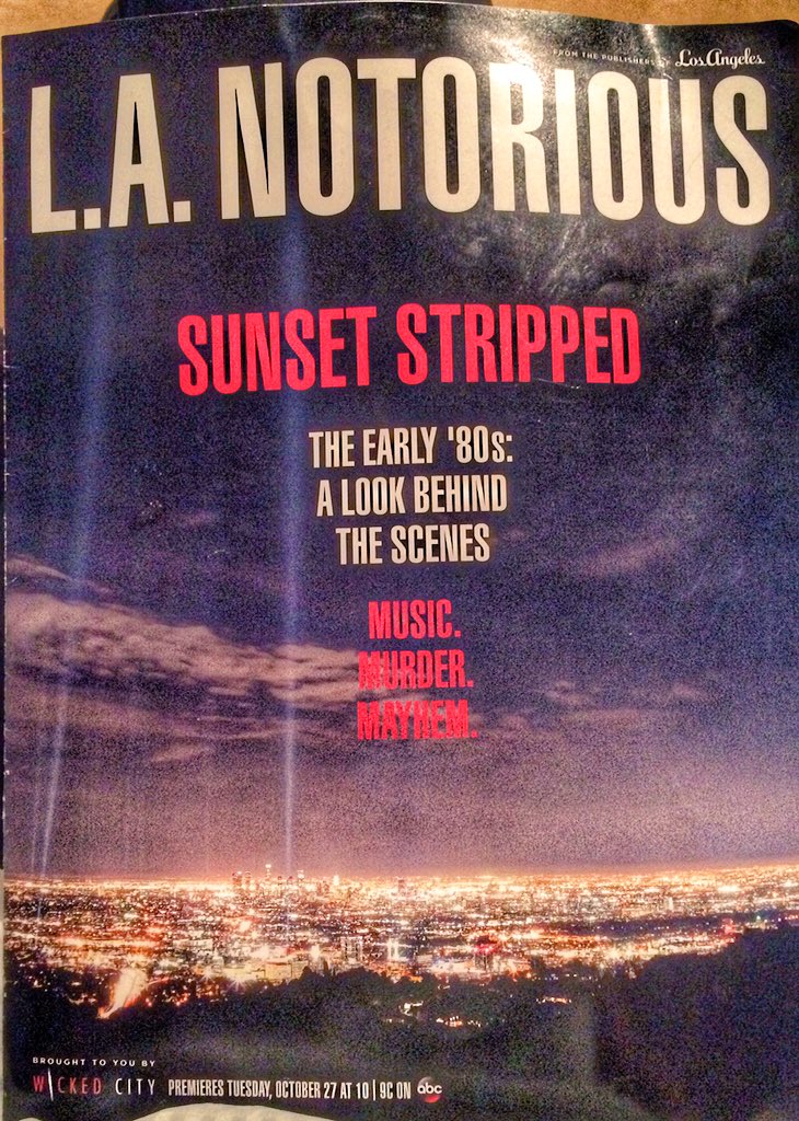 byrdie5522's tweet photo. Pick up your killer copy of LA NOTORIOUS in @LA_mag this month! #WickedCity #letsgetWicked #SunsetStripped #4days https://t.co/OZjkH2lRWk