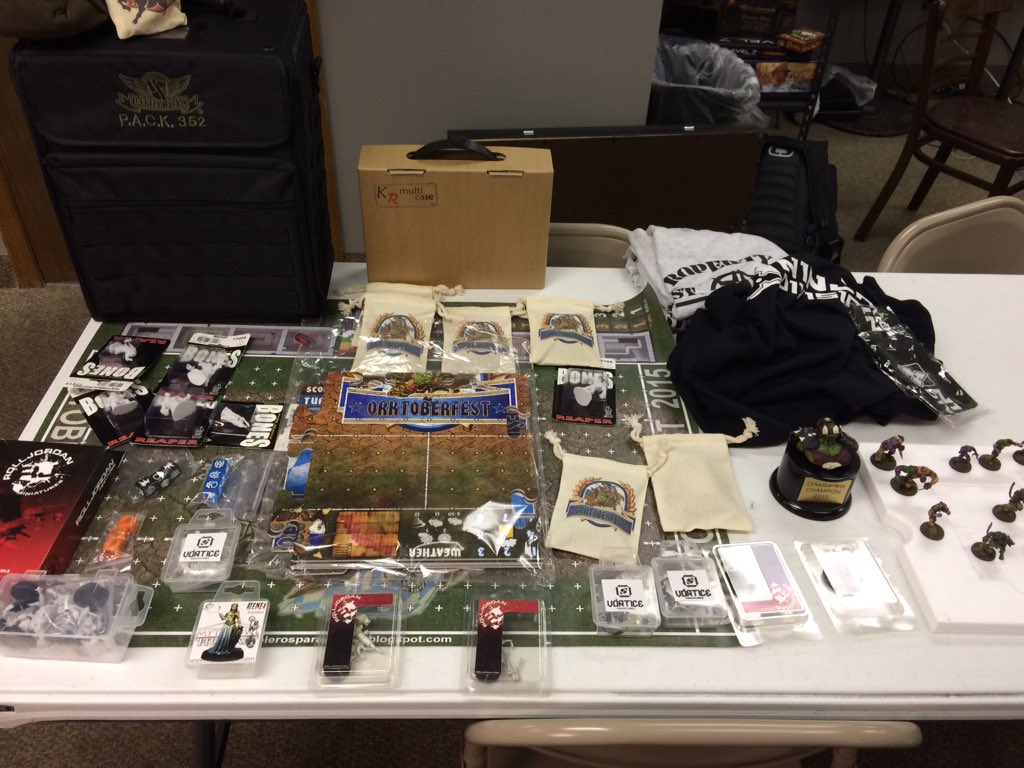 BloodBowlBlog's tweet photo. Soon to be giving away the swag!!! https://t.co/NB6WWkj6Fs