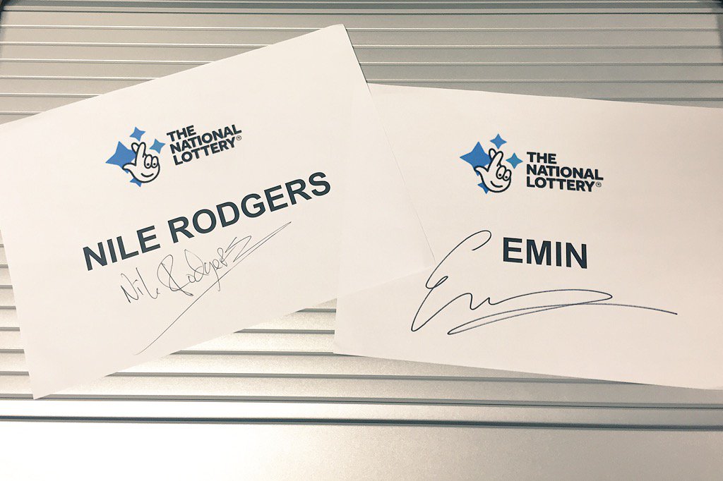 TNLUK's tweet photo. Which of these would you like to get your hands on? RT for @nilerodgers FAV for @eminofficial #BackstageReporting https://t.co/1AyOJ8JhjH